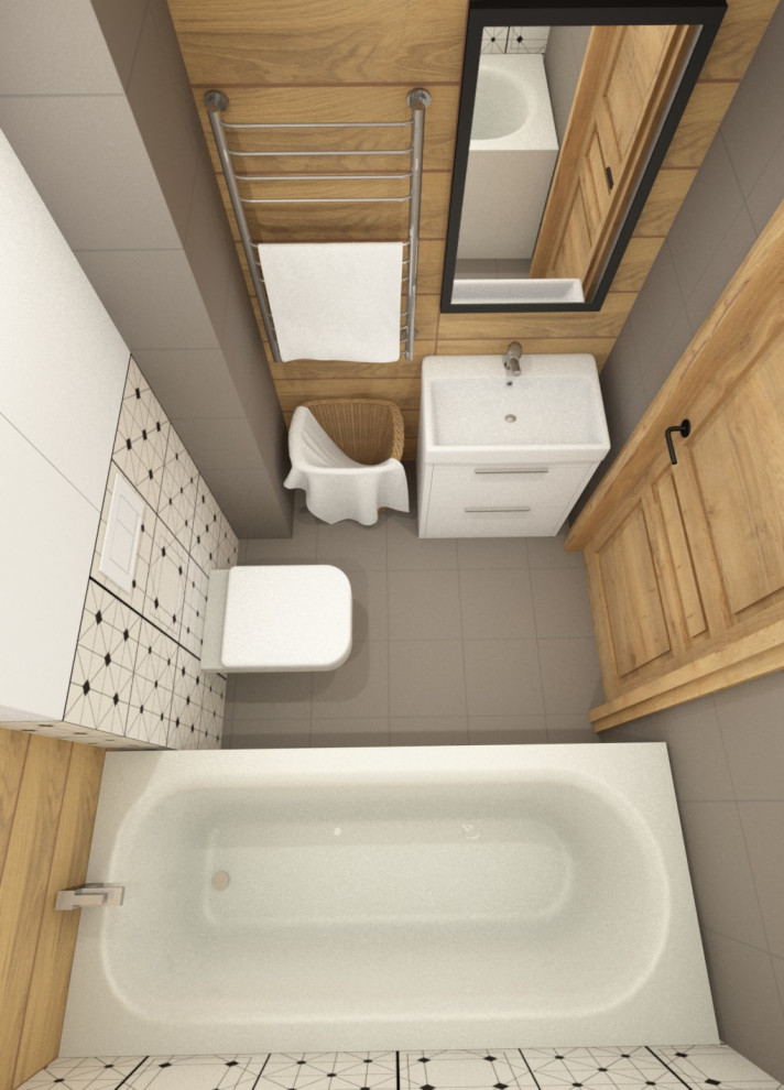 Небольшая квартира в минимализме