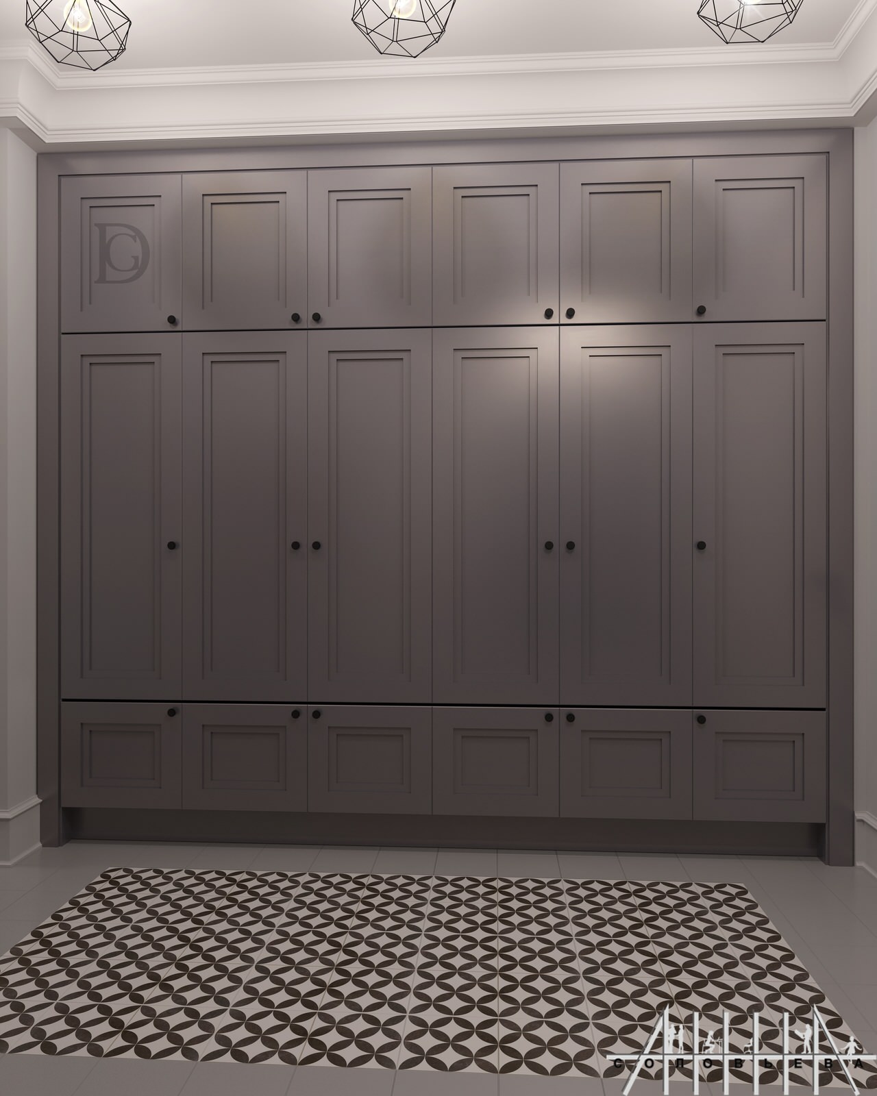 Interior design of a residential flat at Moscow