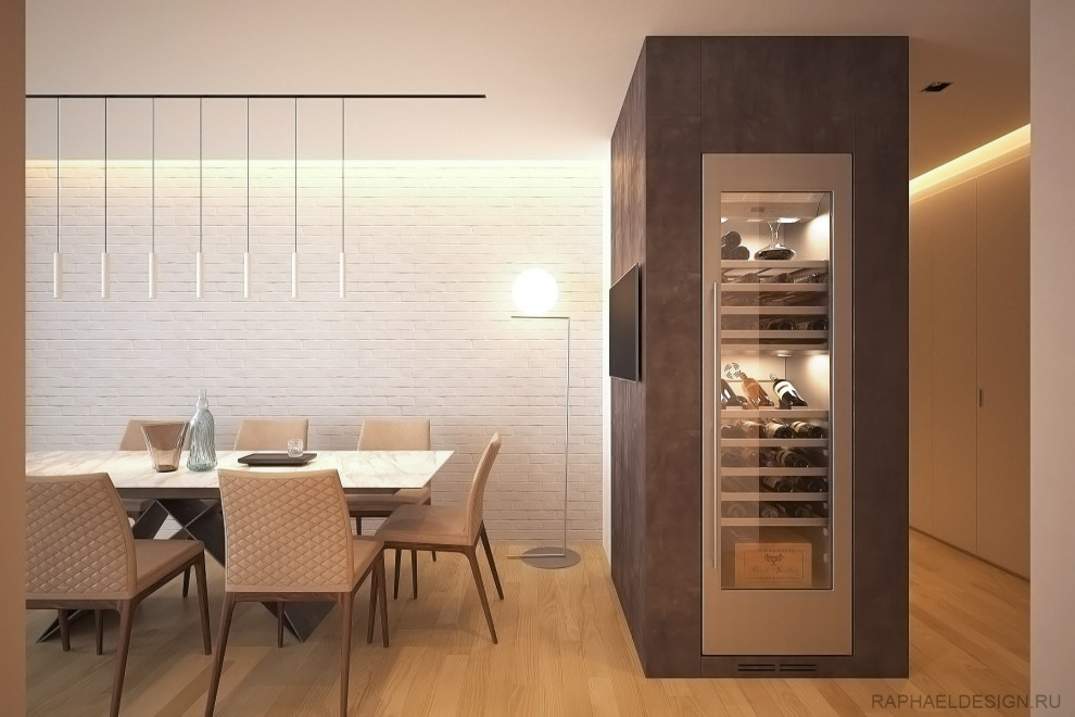Дизайн интерьера столовой в современом стиле