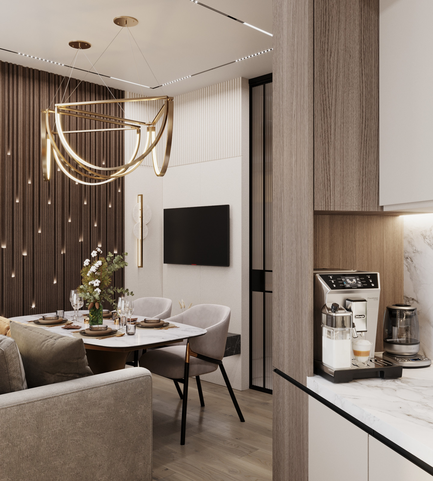 Дизайн-проект квартиры в ЖК Питер