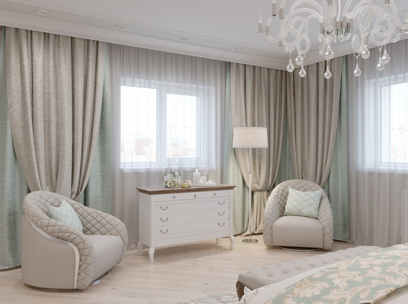 Коттедж классический + современный стиль