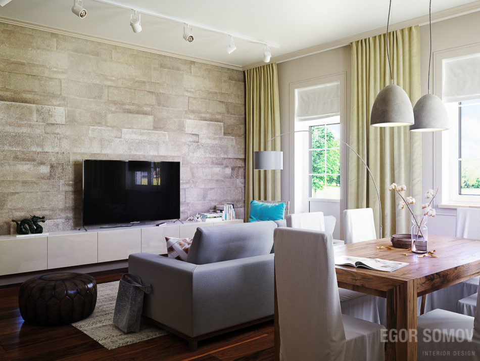 Интерьер в КП Сабурово Парк