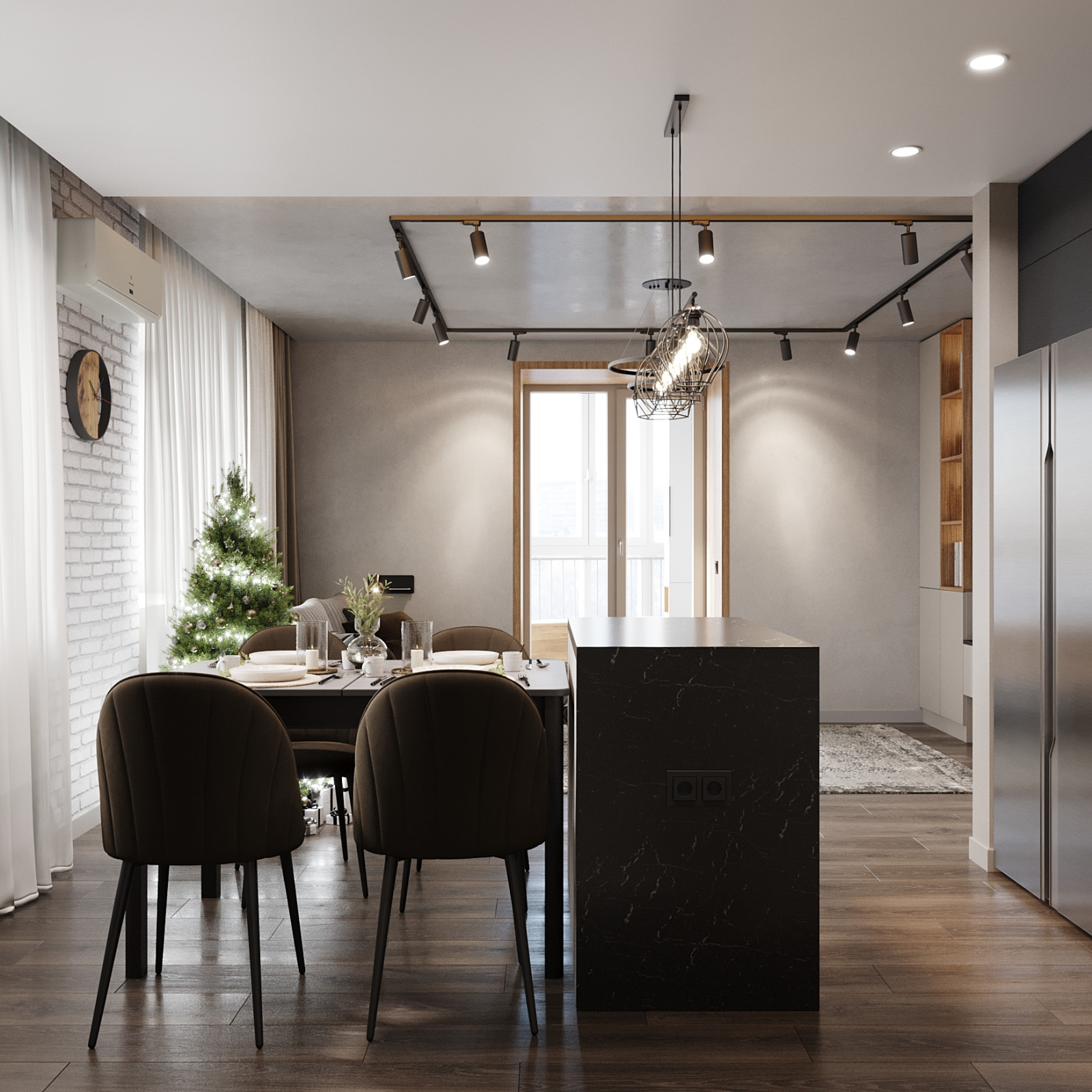 Дизайн-проект квартиры, площадью 73,2 м2