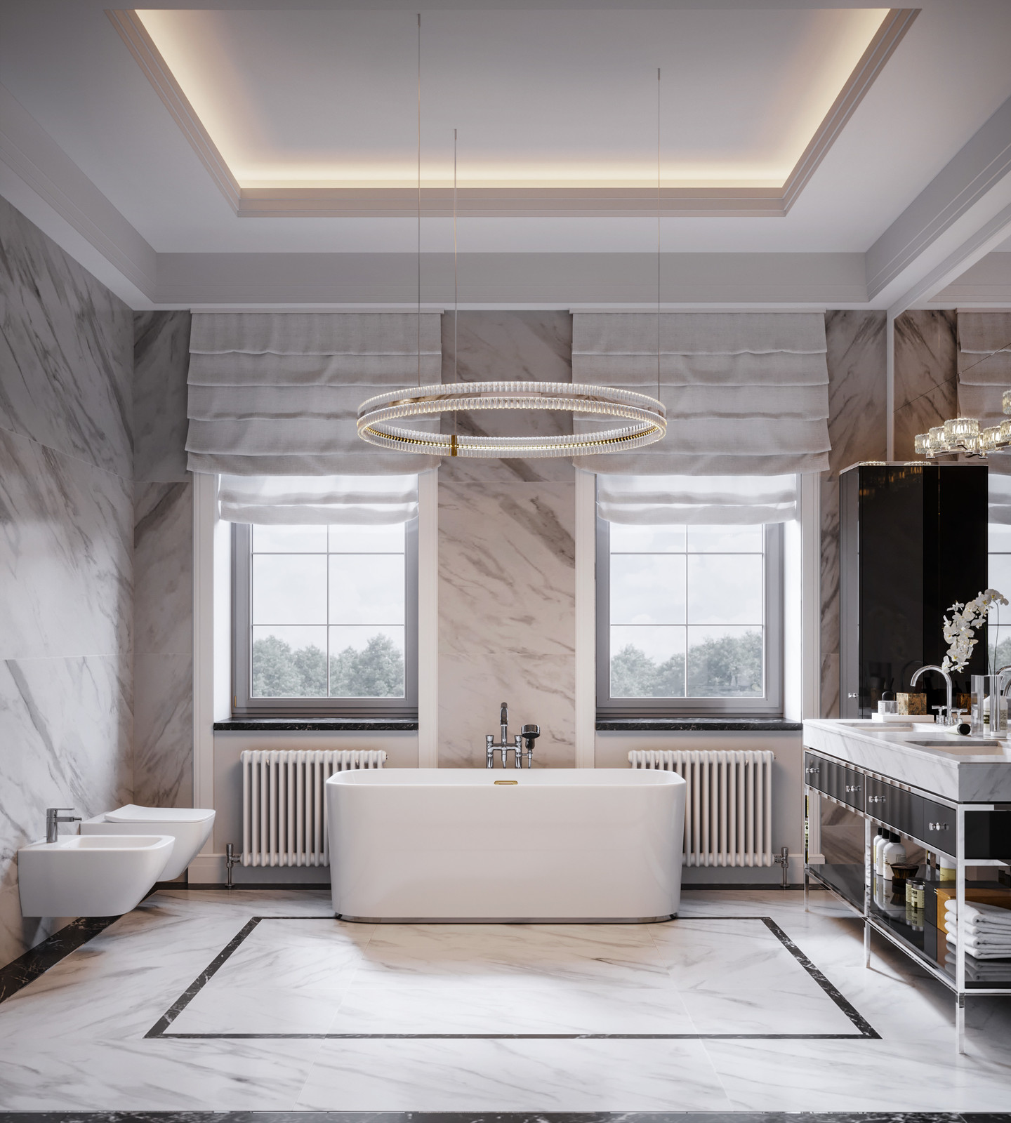 Обложка проекта: Проект главной ванной комнаты