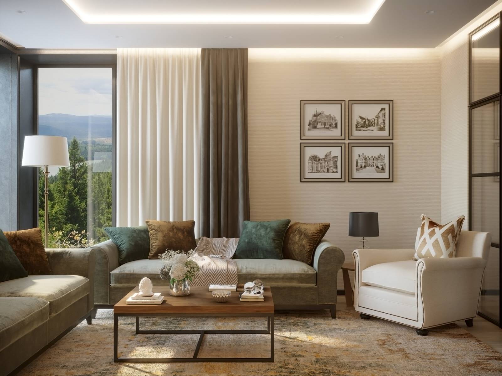 Дом в Веселом living room