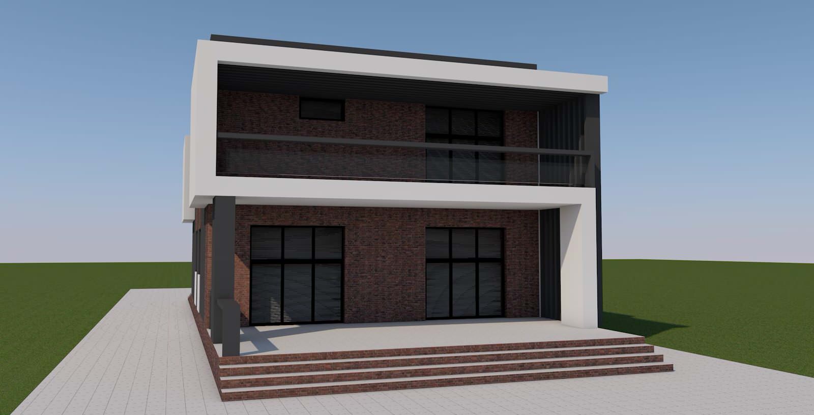 Архитектура дома в стиле Хай-тек