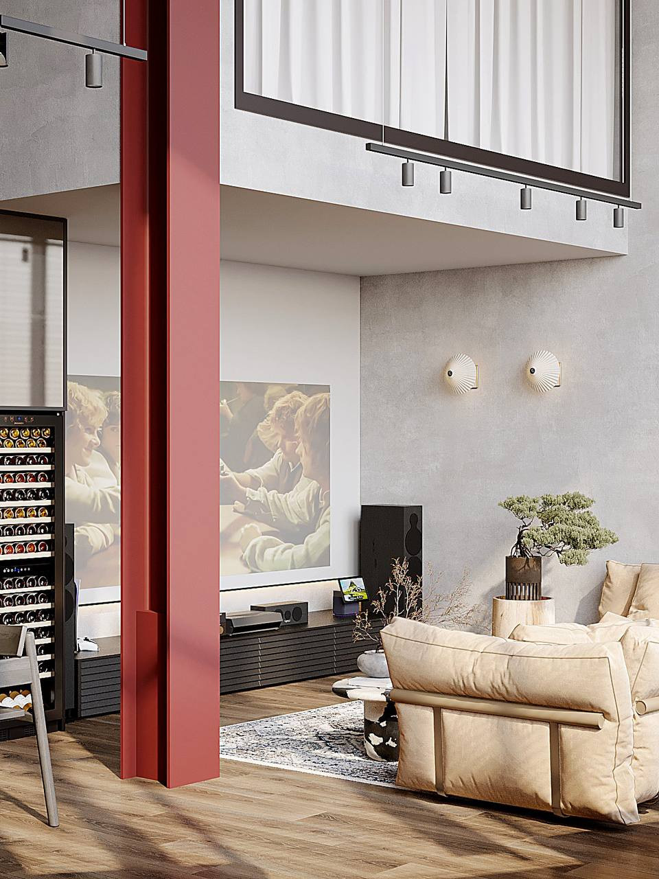 Двухуровневый пентхауз с мансардным этажом