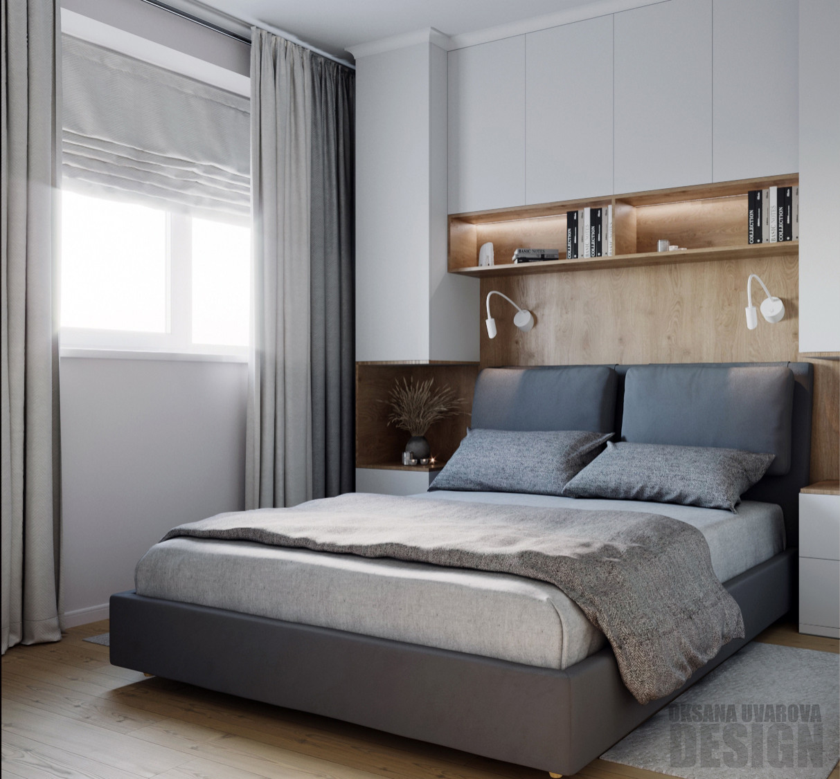 Обложка проекта: Двухкомнатная квартира для молодой пары в Москве