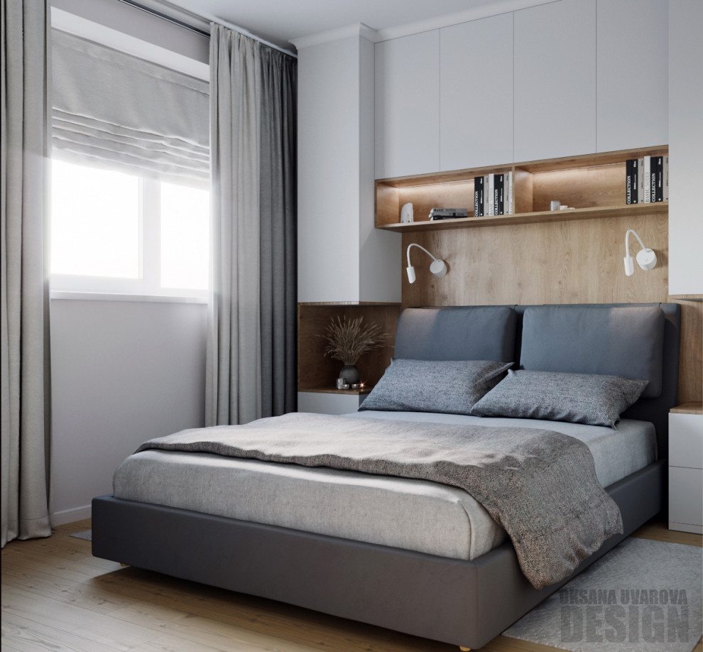 Обложка проекта: Двухкомнатная квартира для молодой пары в Москве