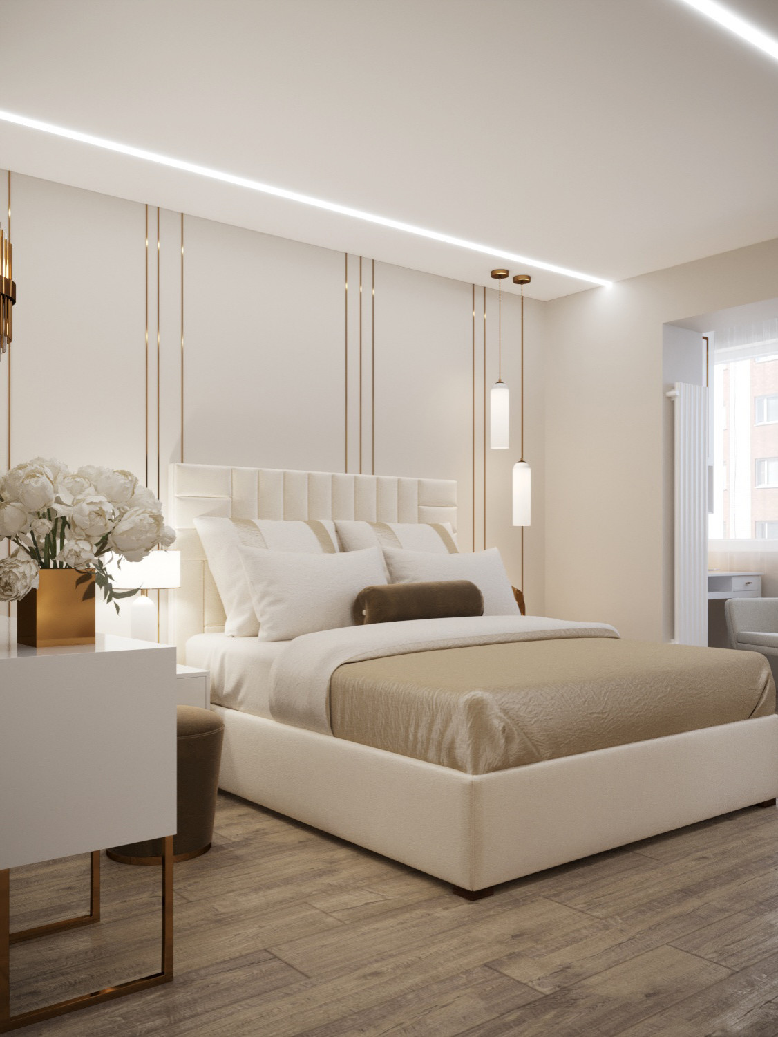 Воздушная спальня.