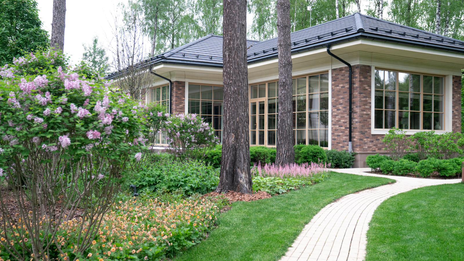 Вилла в стиле Райта. КП "Грибово" 2018 г.