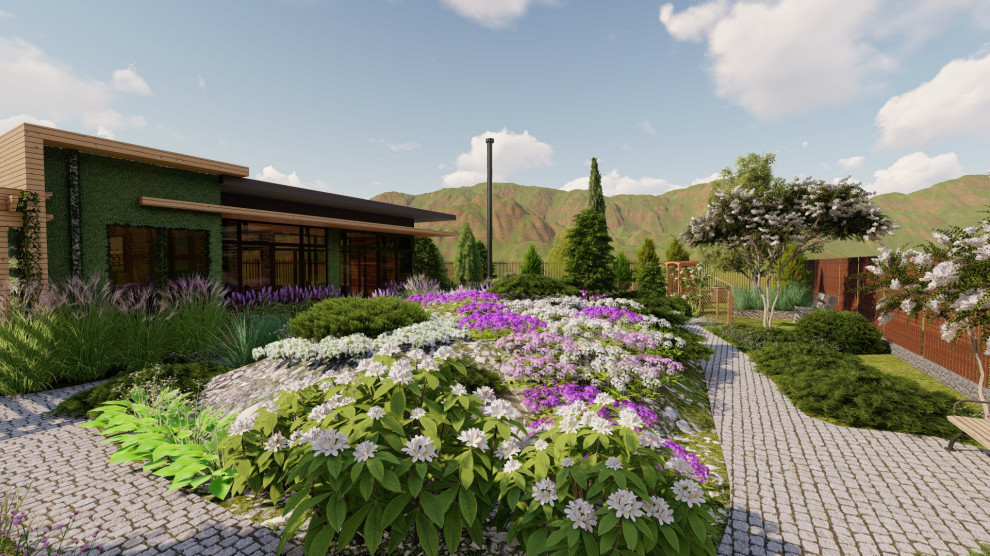 Каменистые устройства на участке 7 соток. "День/Ночь"