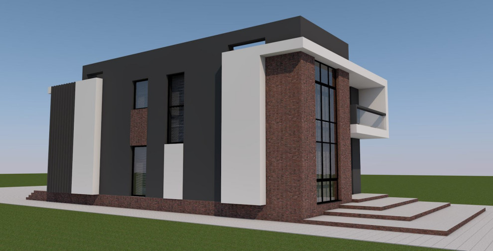 Архитектура дома в стиле Хай-тек