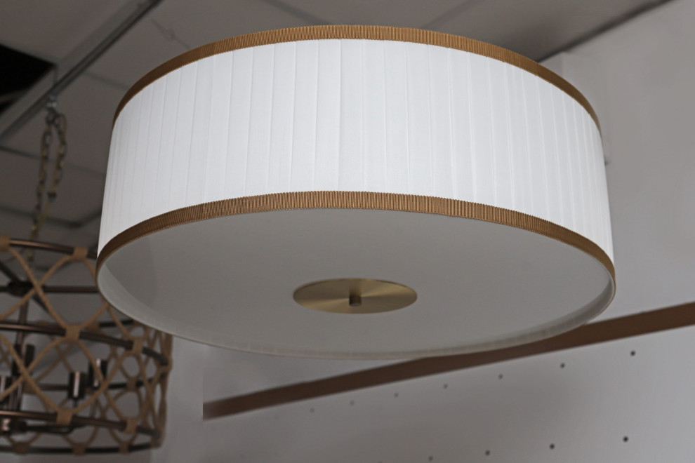 Абажуры из ткани на пластике