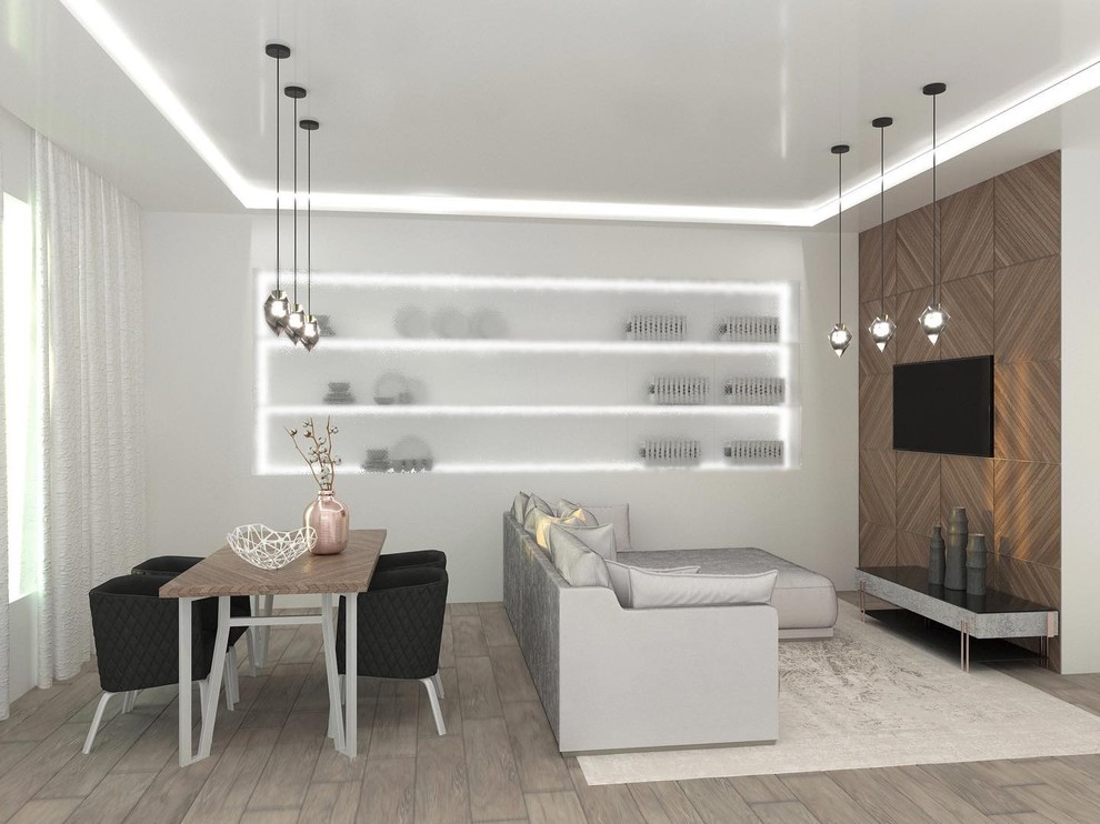 Проект квартиры в скандинаском и эко-стилях, Екатеринбург, 140 кв.м.