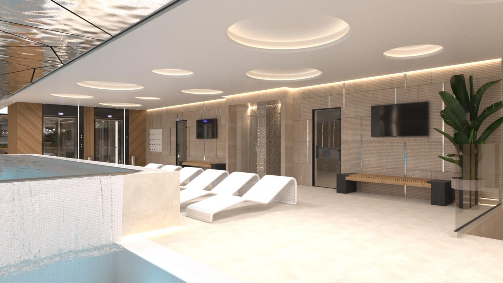 Термы "Лето". Закрытый бассейн.