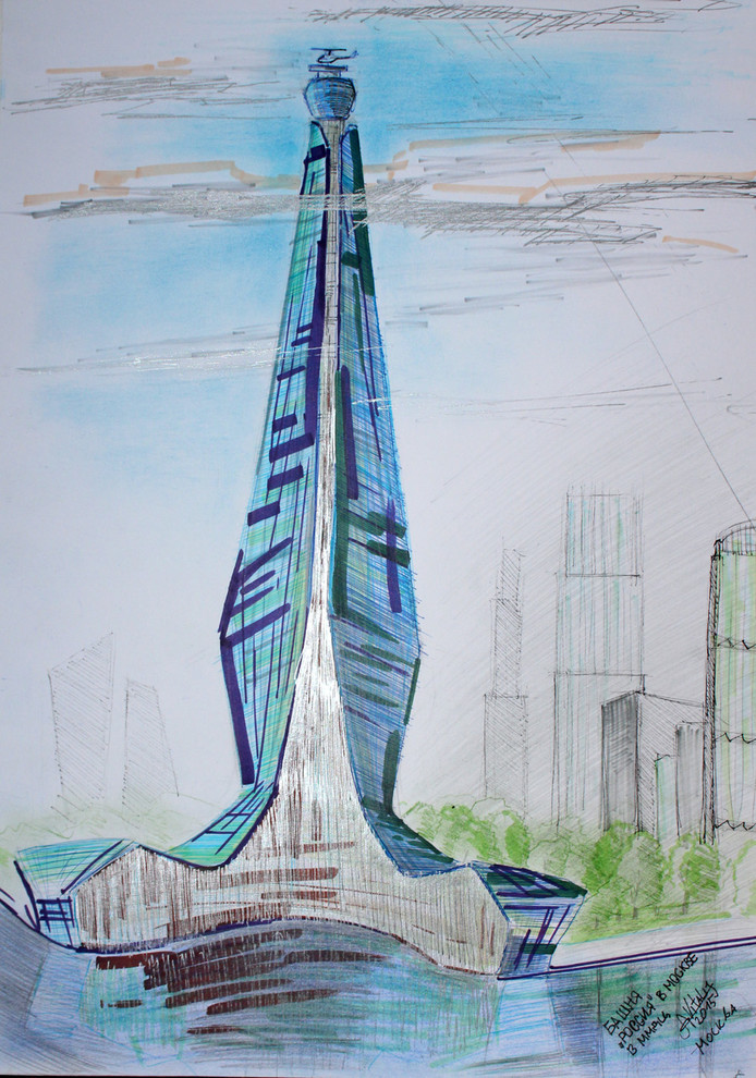 Размышление с карандашом - высотные здания