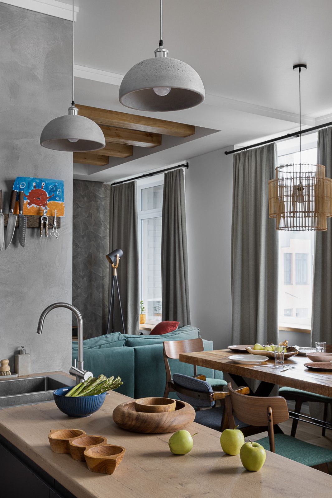 Съемка реализованного интерьера квартиры в ЖК Парк Горького