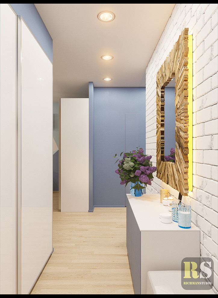 Дизайн интерьера "двушки" 46м2 в Скандинавском стиле для молодой пары