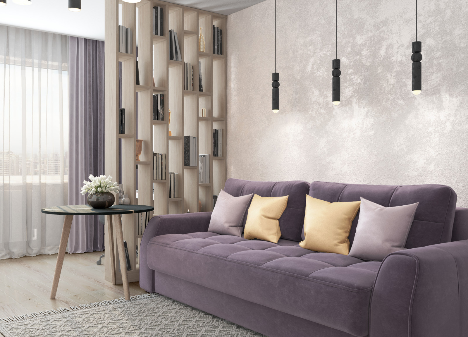 Обложка проекта: Двухкомнатная квартира с небольшой перепланировкой по ул. Шишкова