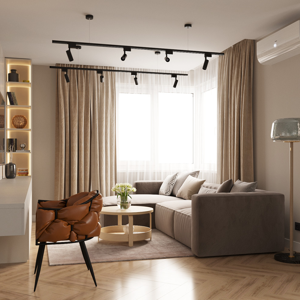 Дизайн-проект квартиры, площадью 56м2 в г. Москва