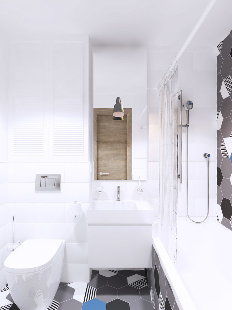 в облаках...