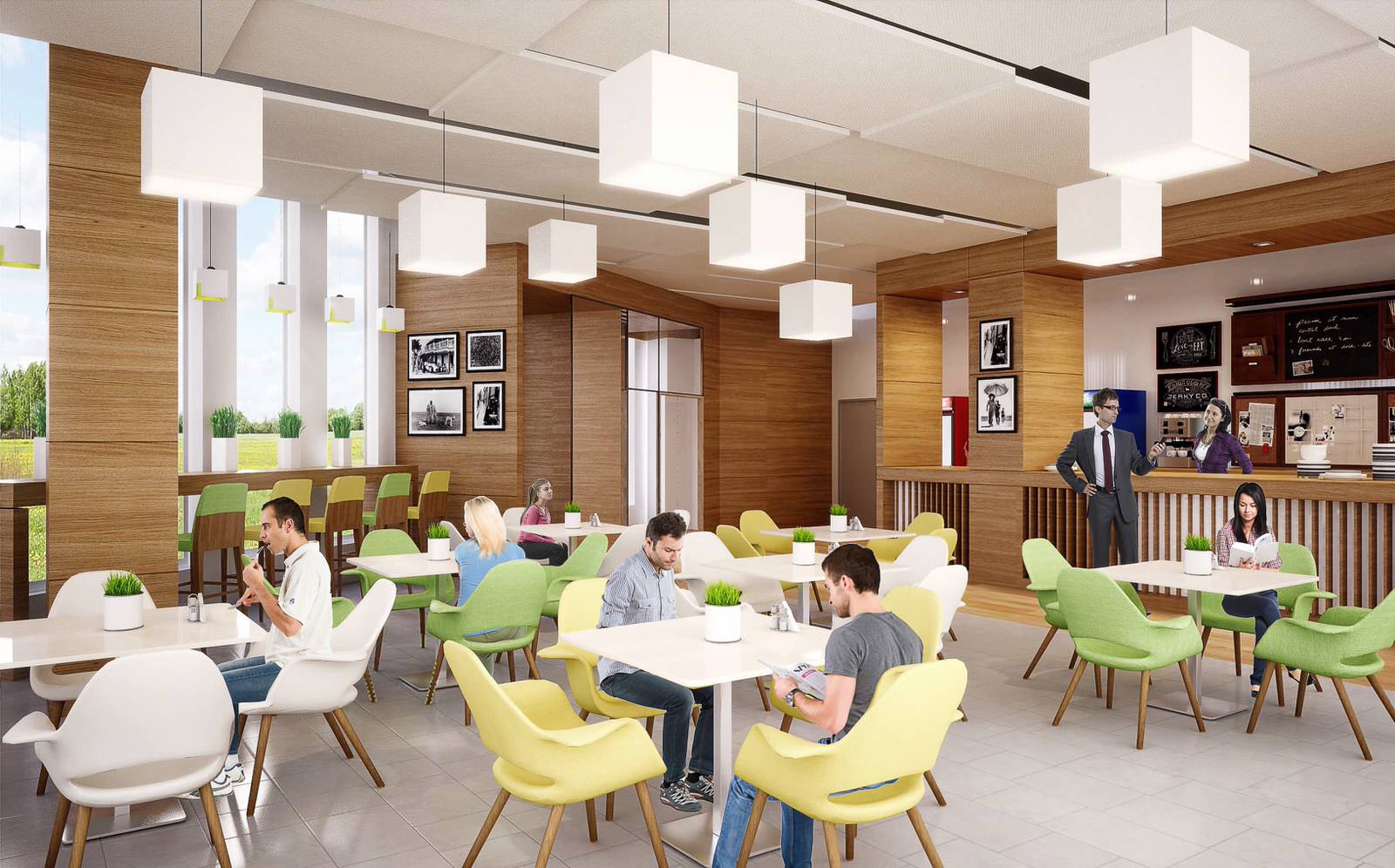 Дизайн интерьера административно-делового центра в Новой Москве