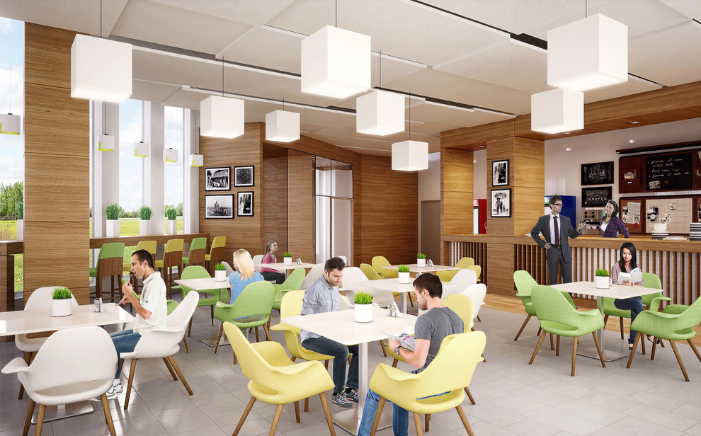 Дизайн интерьера административно-делового центра в Новой Москве