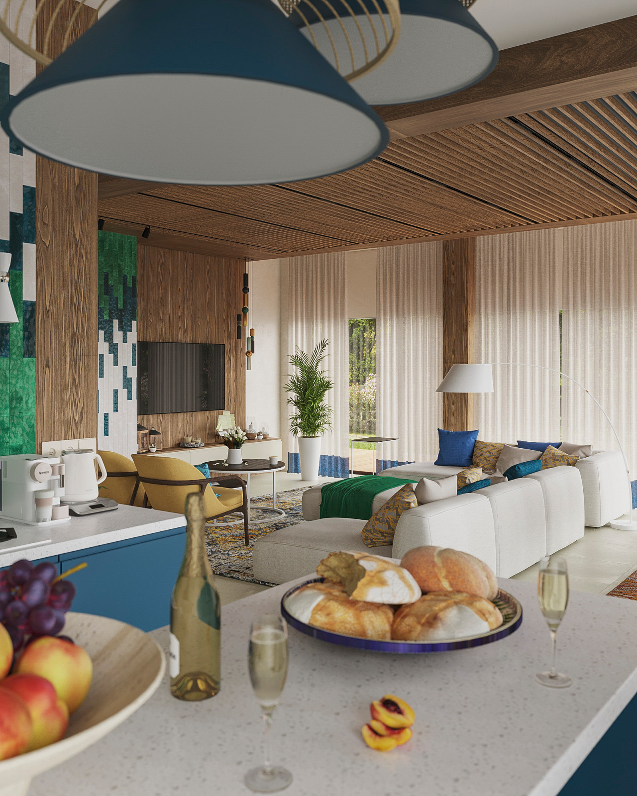 Море внутри. 2-х этажный загородный дом 320 кв.м. в Крыму