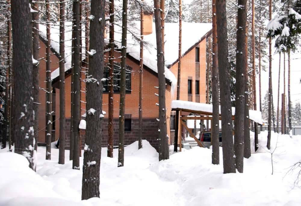 Обложка проекта: Коттедж из камня в поселке Мельничный ручей