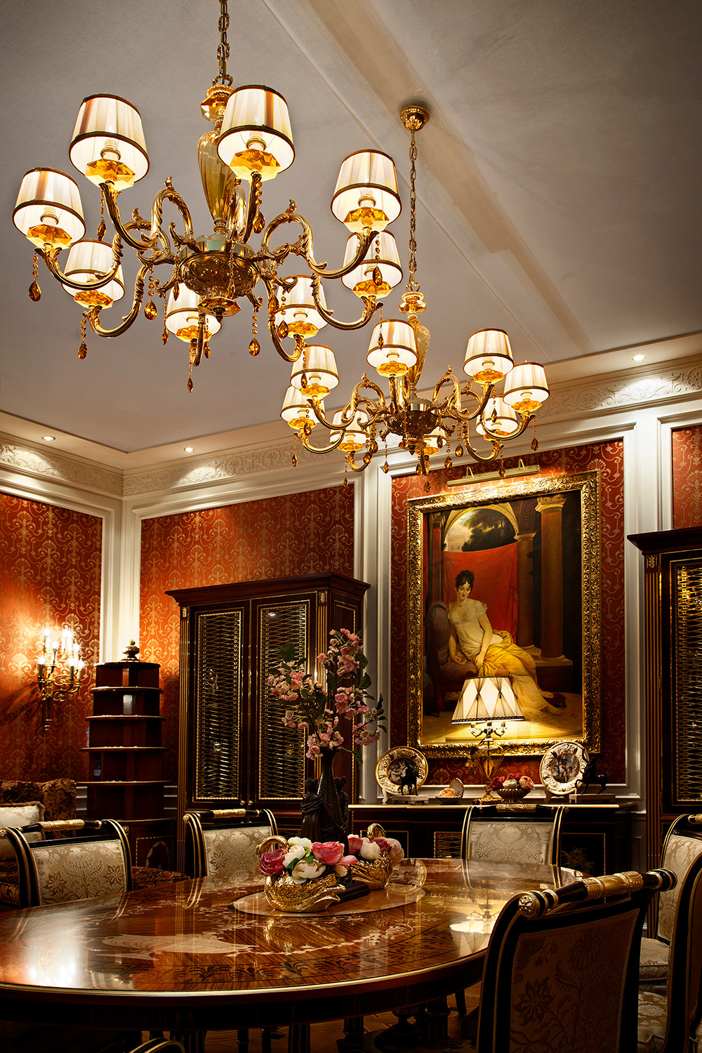 Гостиная в стиле ампир