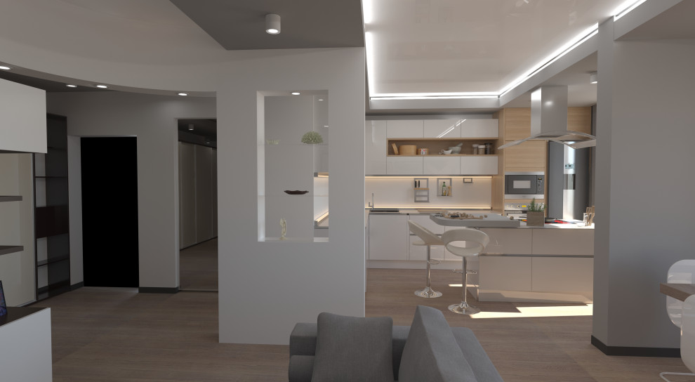 Обложка проекта: Трехкомнатная квартира