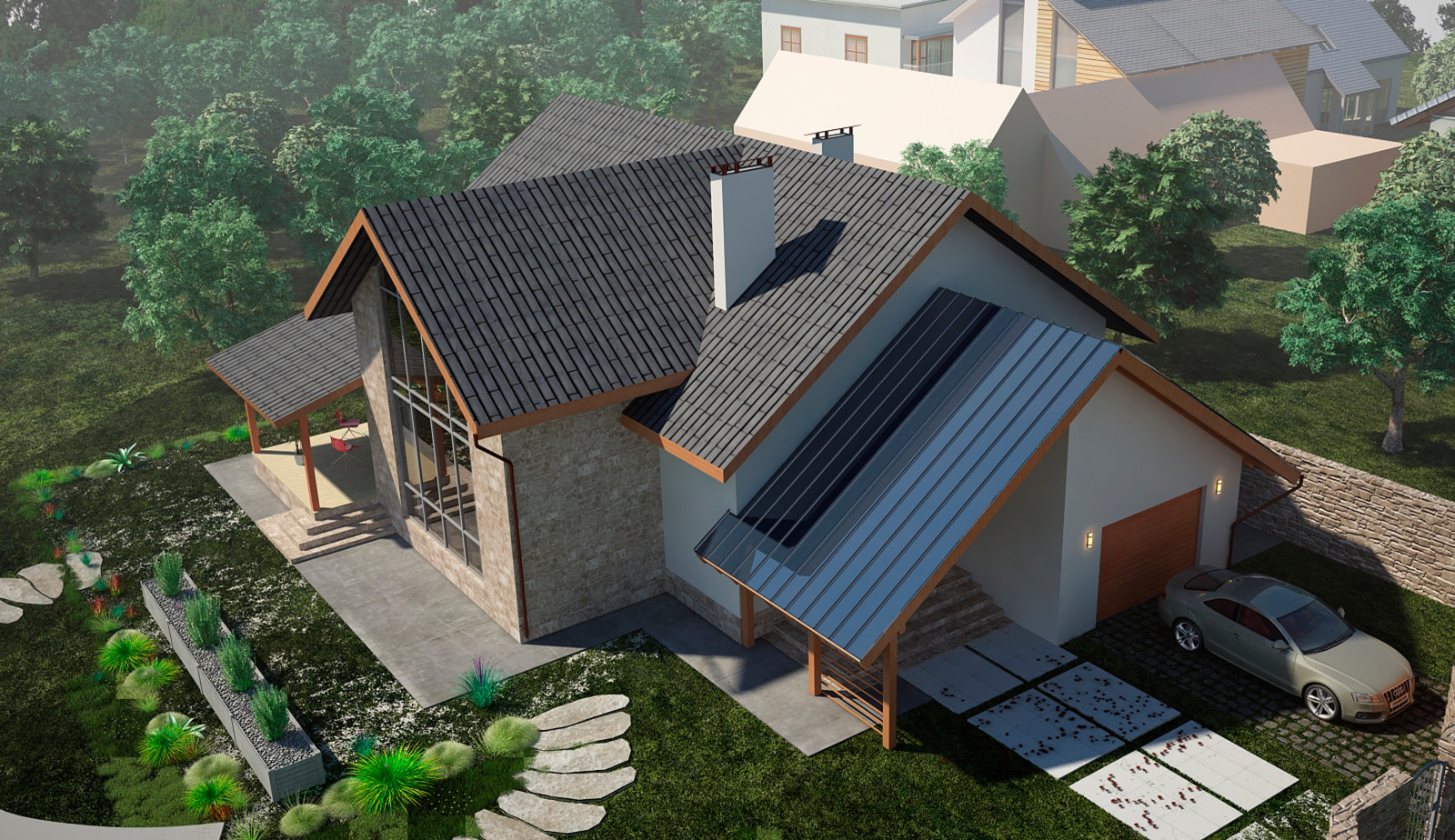 Индивидуальный жилой дом#1