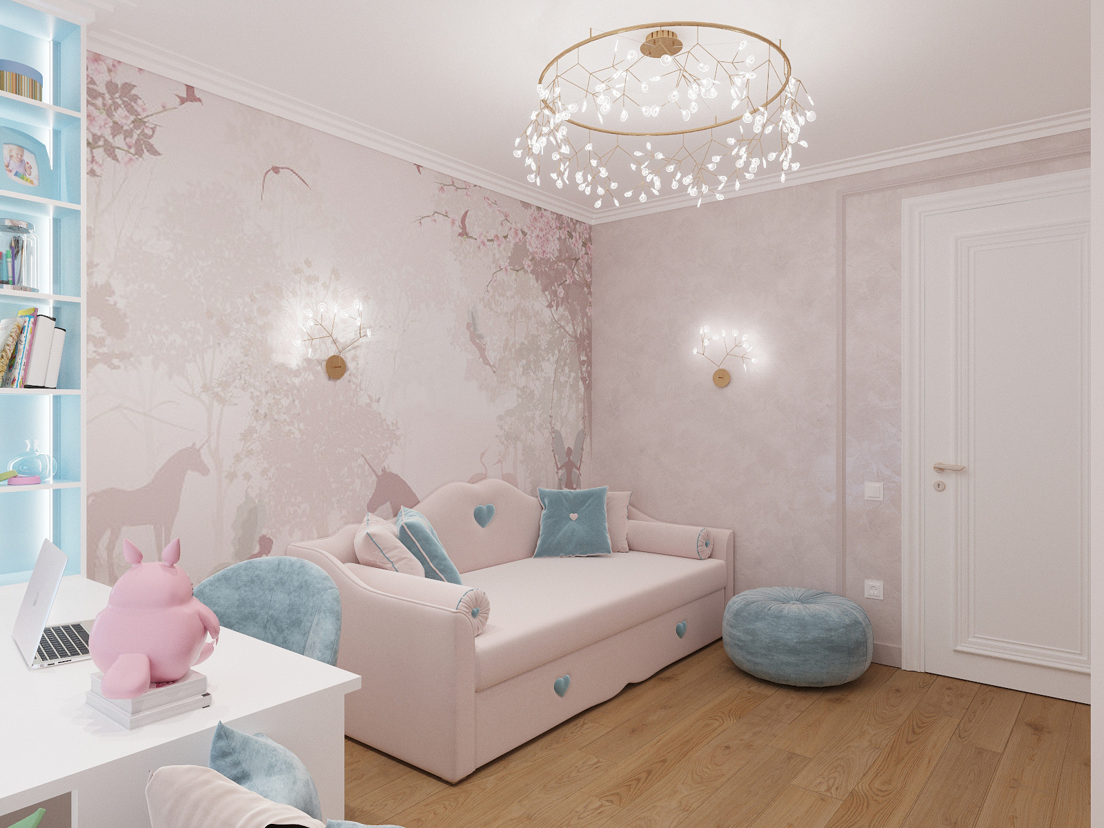 Проект двухуровневого пентхауса в ЖК "Парковый"