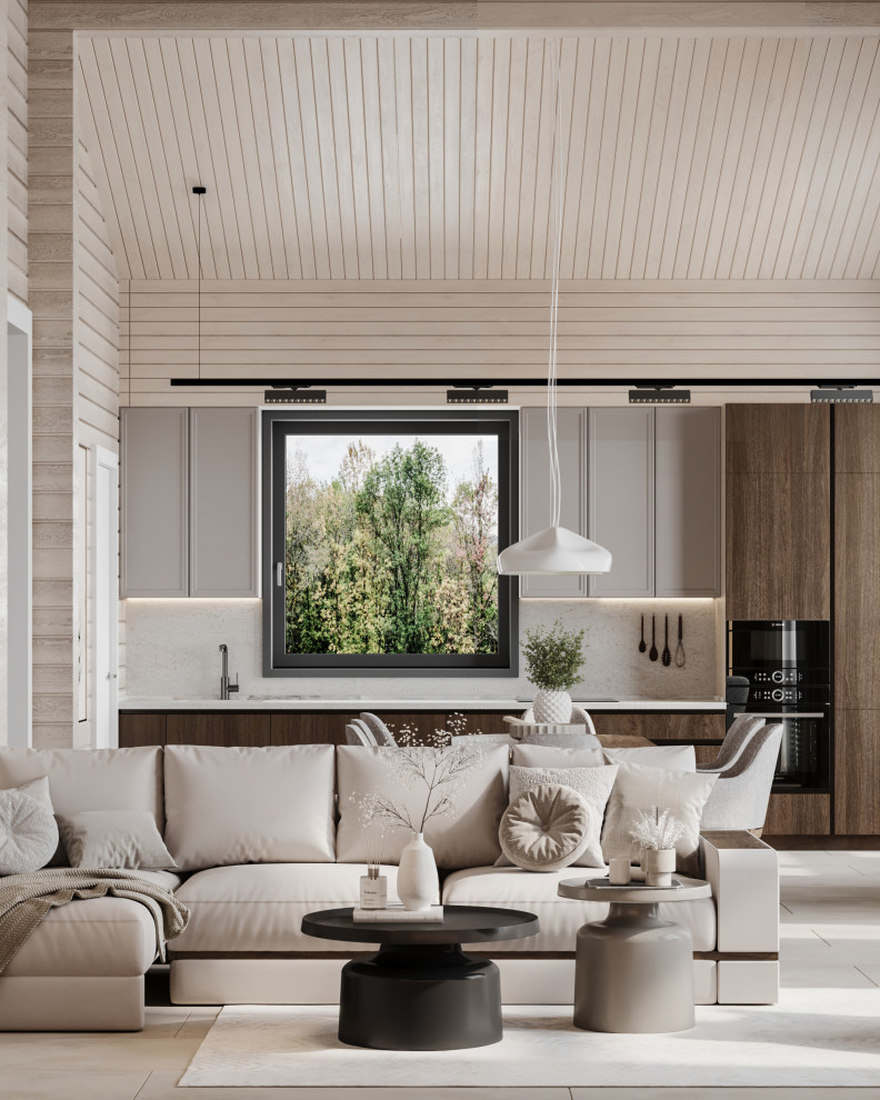 Дом из бруса в Новосибирске