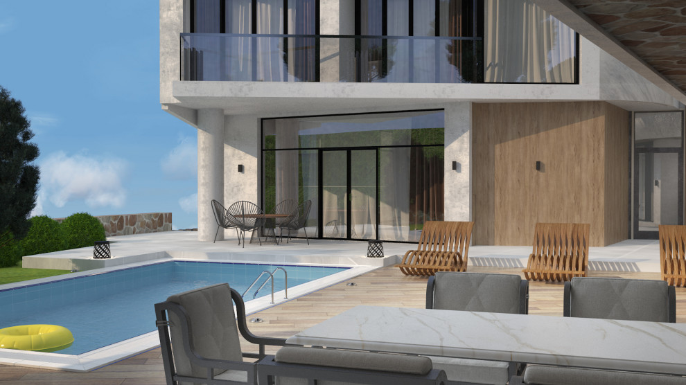 Вилла в Дюрсо. Патио.