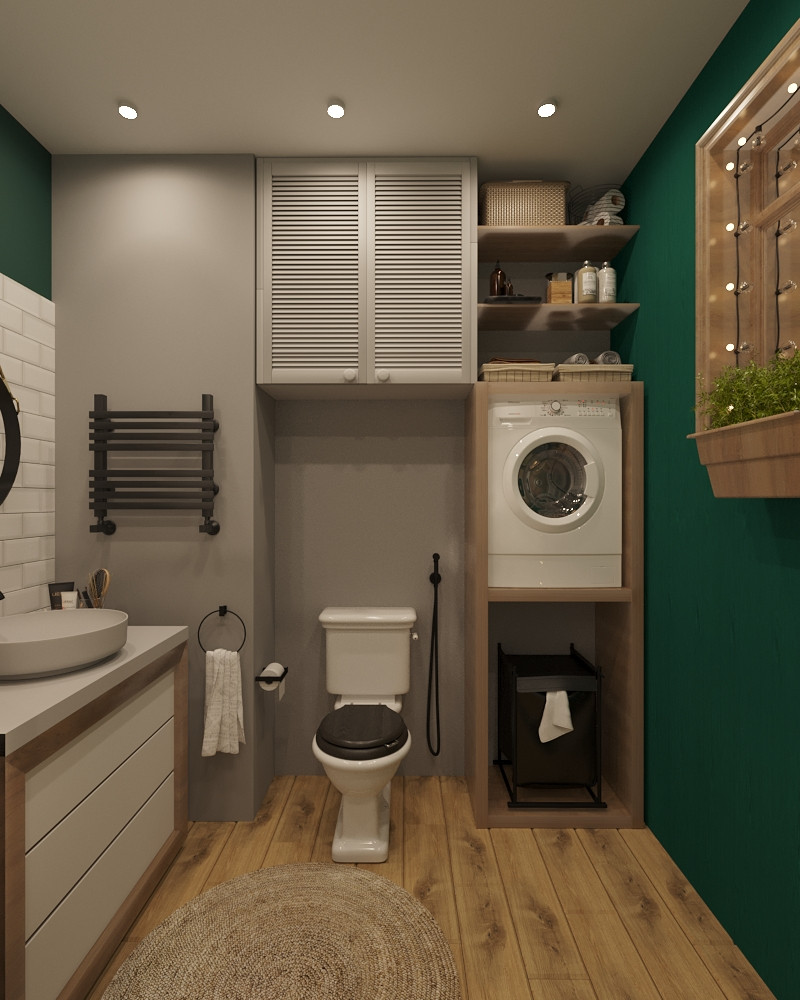 Ванная комната в городской квартире