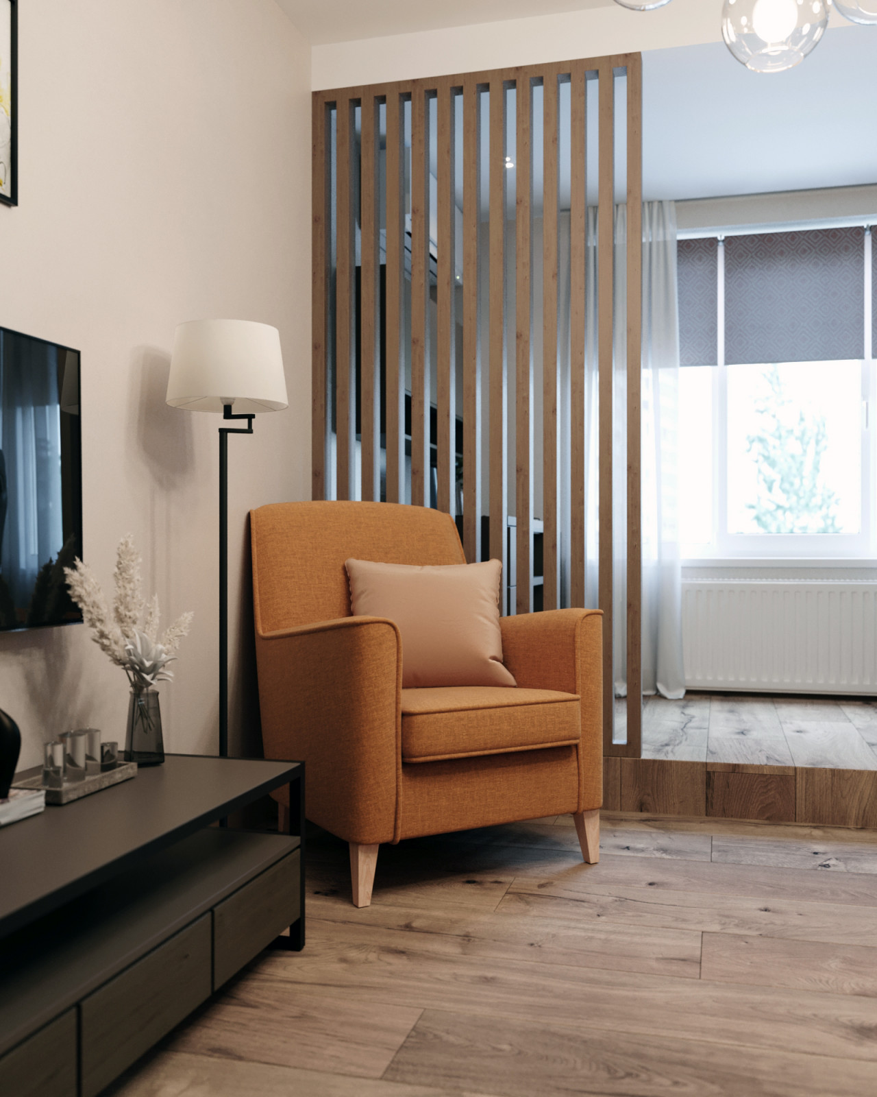 Квартира на Перервинском бульваре (85,25 м2) - СПОНТАННОСТЬ