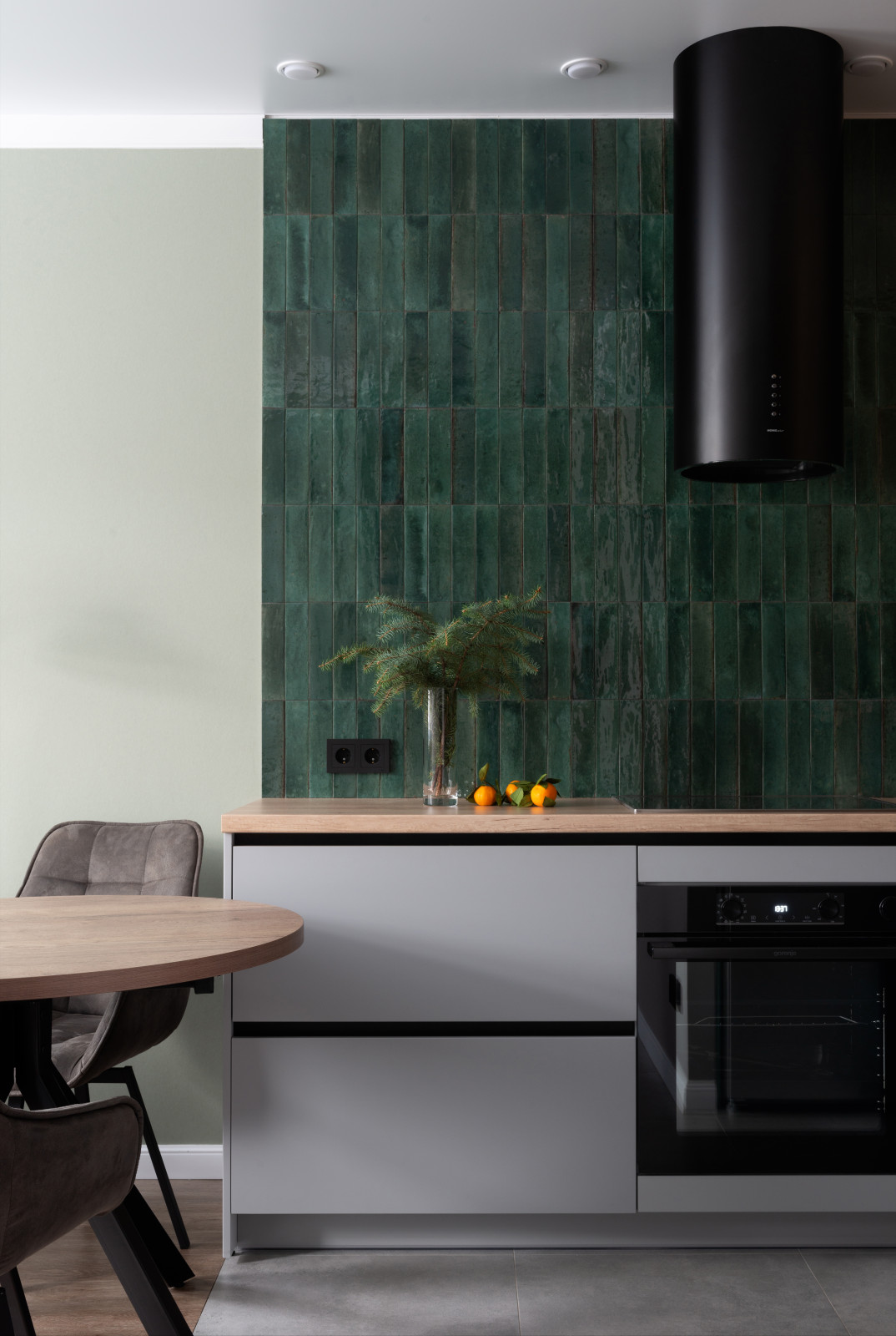 Реализованный проект квартиры 40 м2