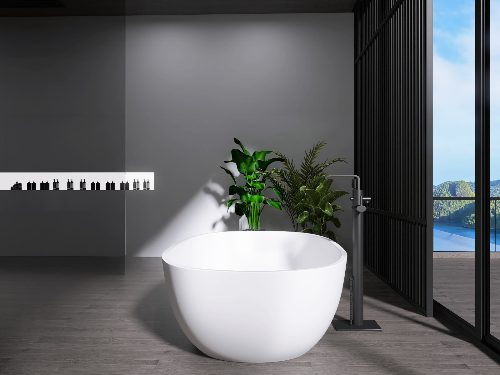 Спальня с атмосферой спокойствия интерьер мастер блока спальни с ванной