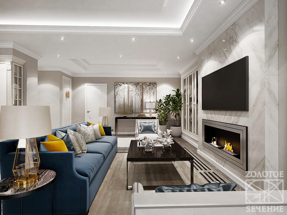 Современная классика в интерьере загородного дома