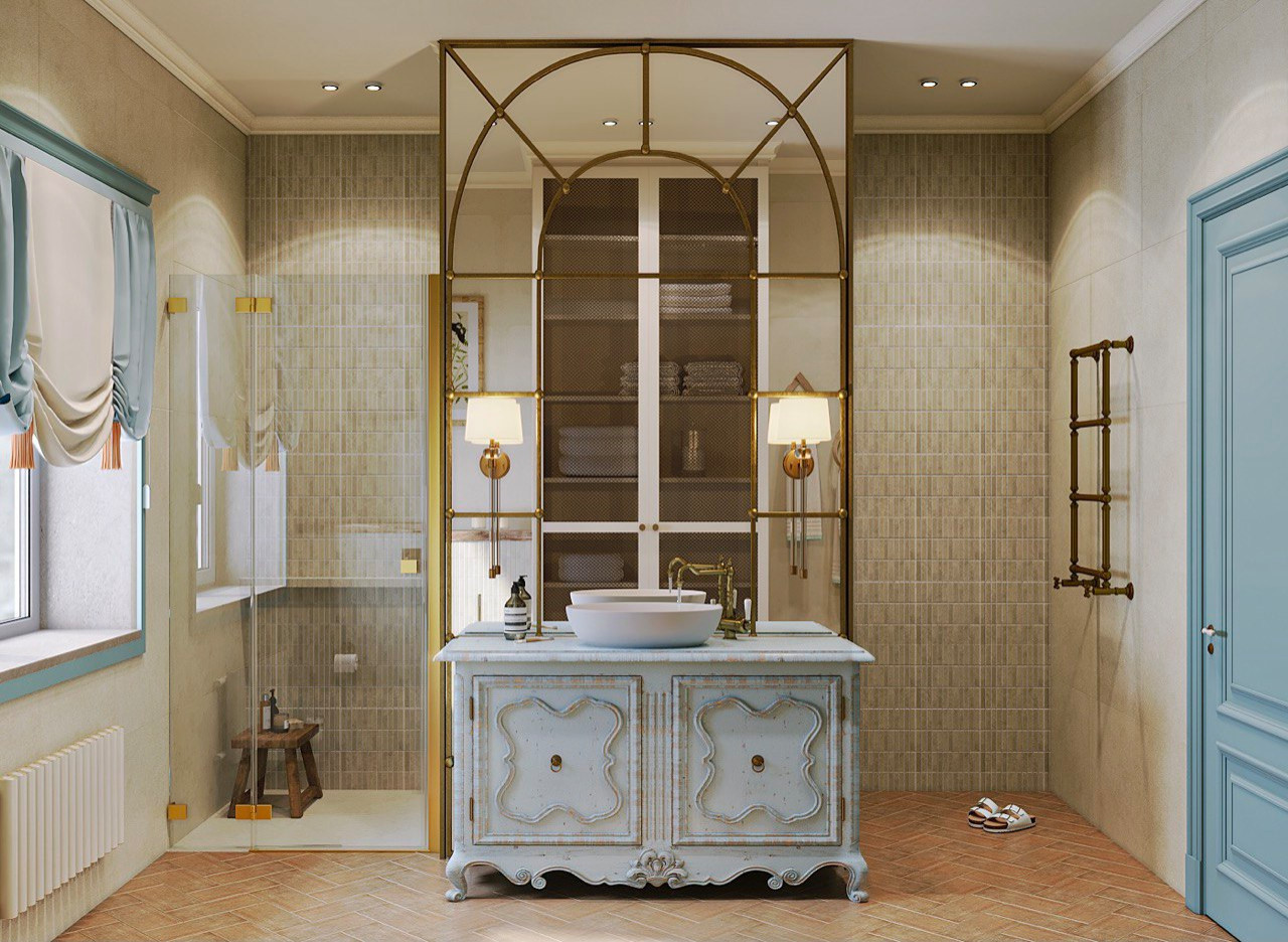 Загородный дом на озере, 230 м2