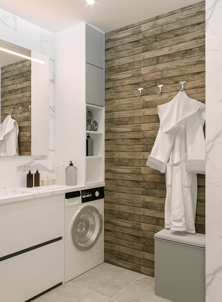 Квартира в современном стиле с теплыми тонами и уютной атмосферой