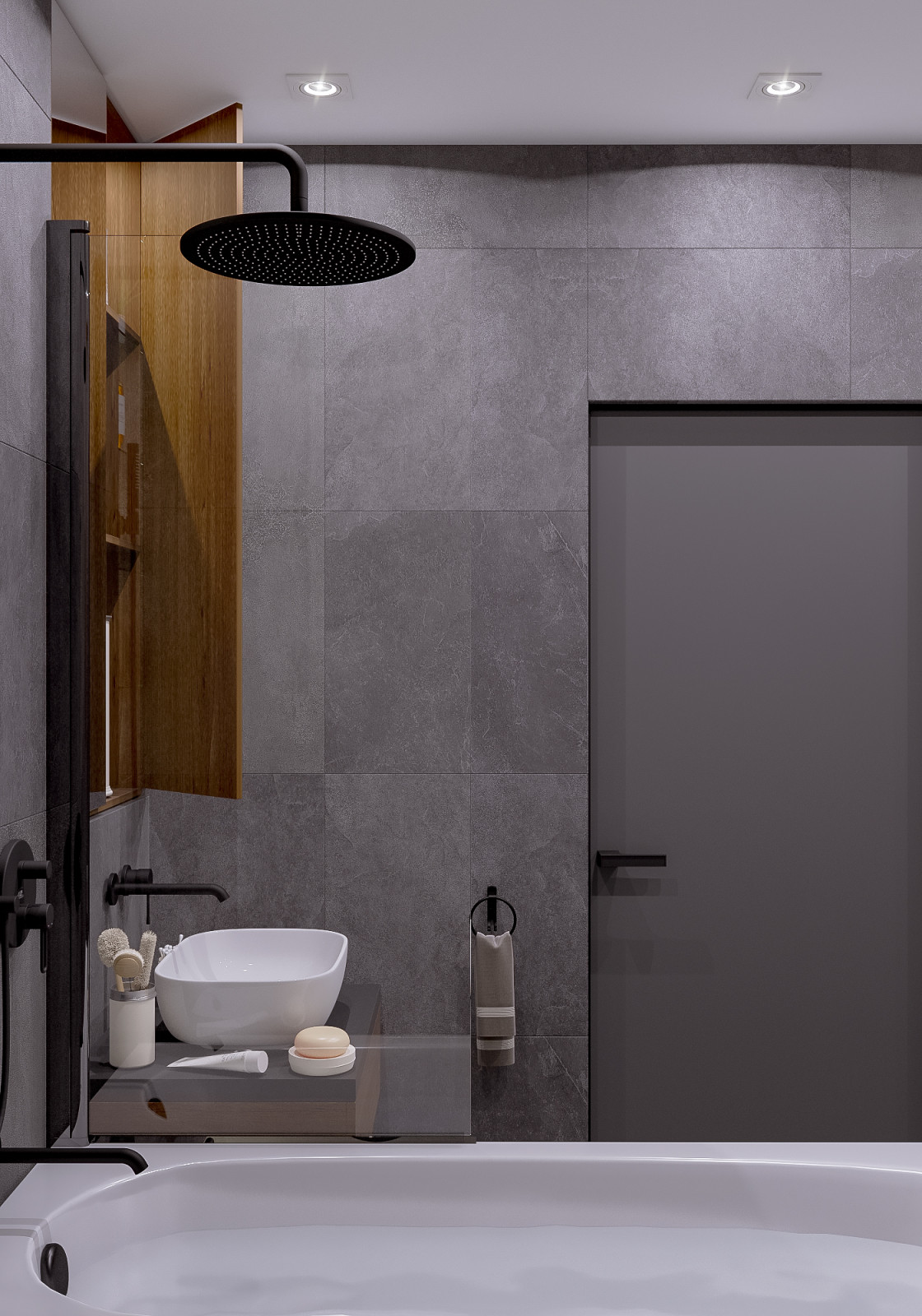 Квартира в современном стиле с элементами Лофт