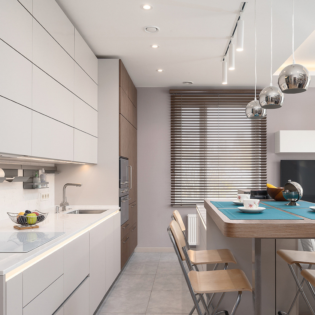 Организация кухни-столовой-гостиной