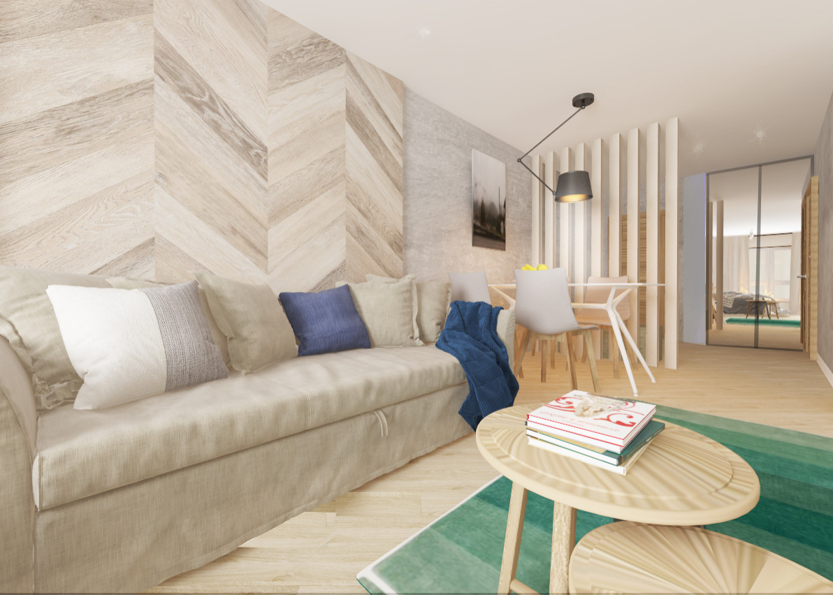 Обложка проекта: Квартира в ЖК Панорама -40 м2