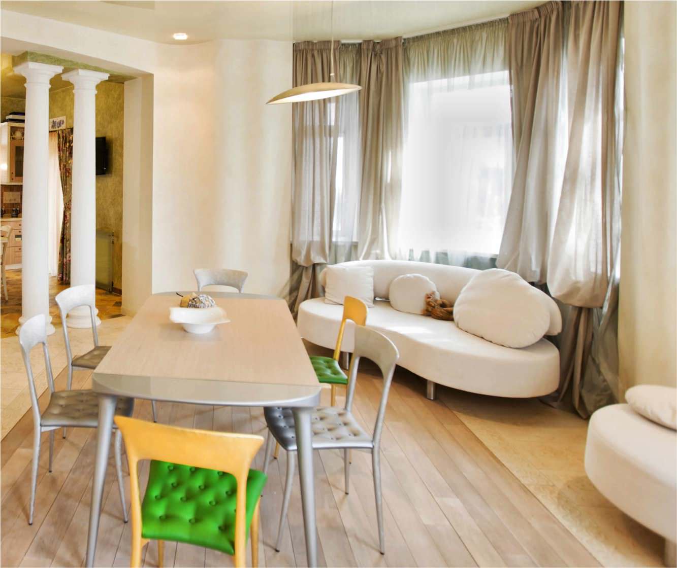 Загородный дом в стиле Фьюжн