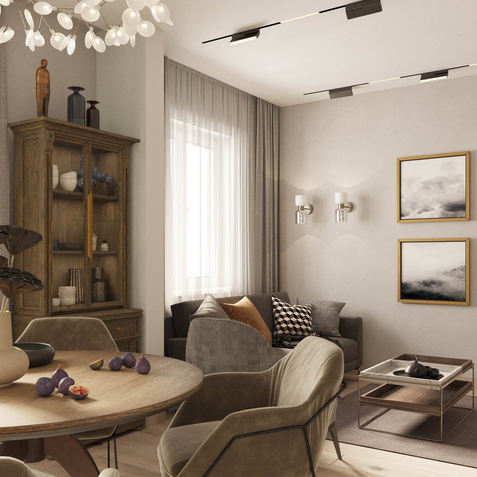 КВАРТИРА В СВЕТЛЫХ ТОНАХ