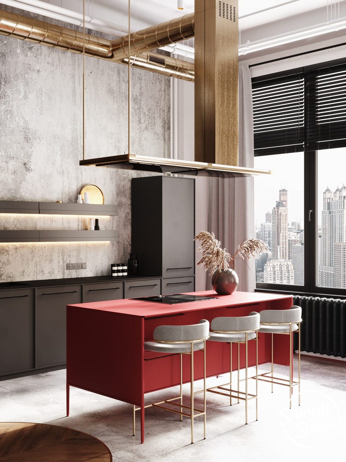 Проект "Modern Loft" | Чикаго