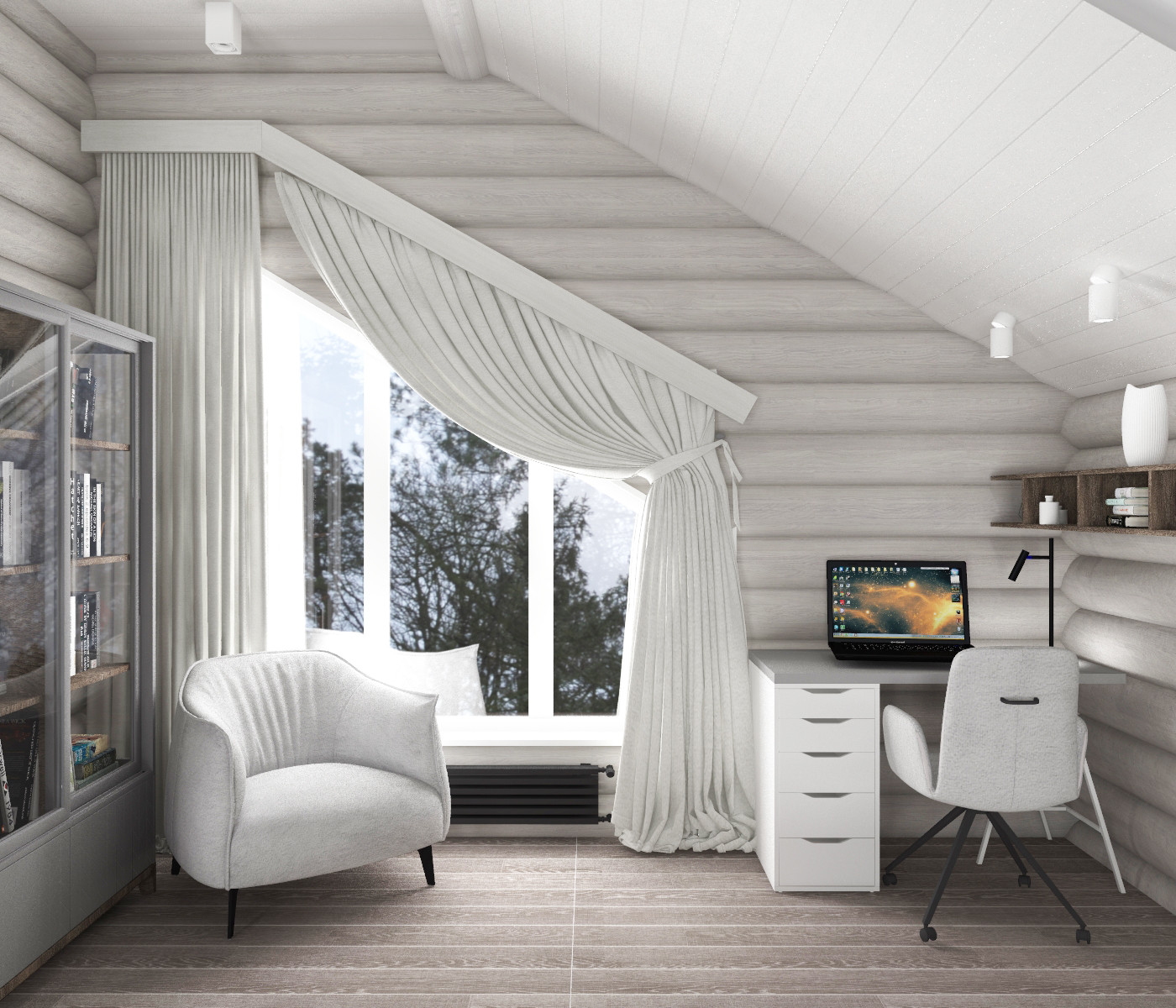 Проект загородного дома из сруба